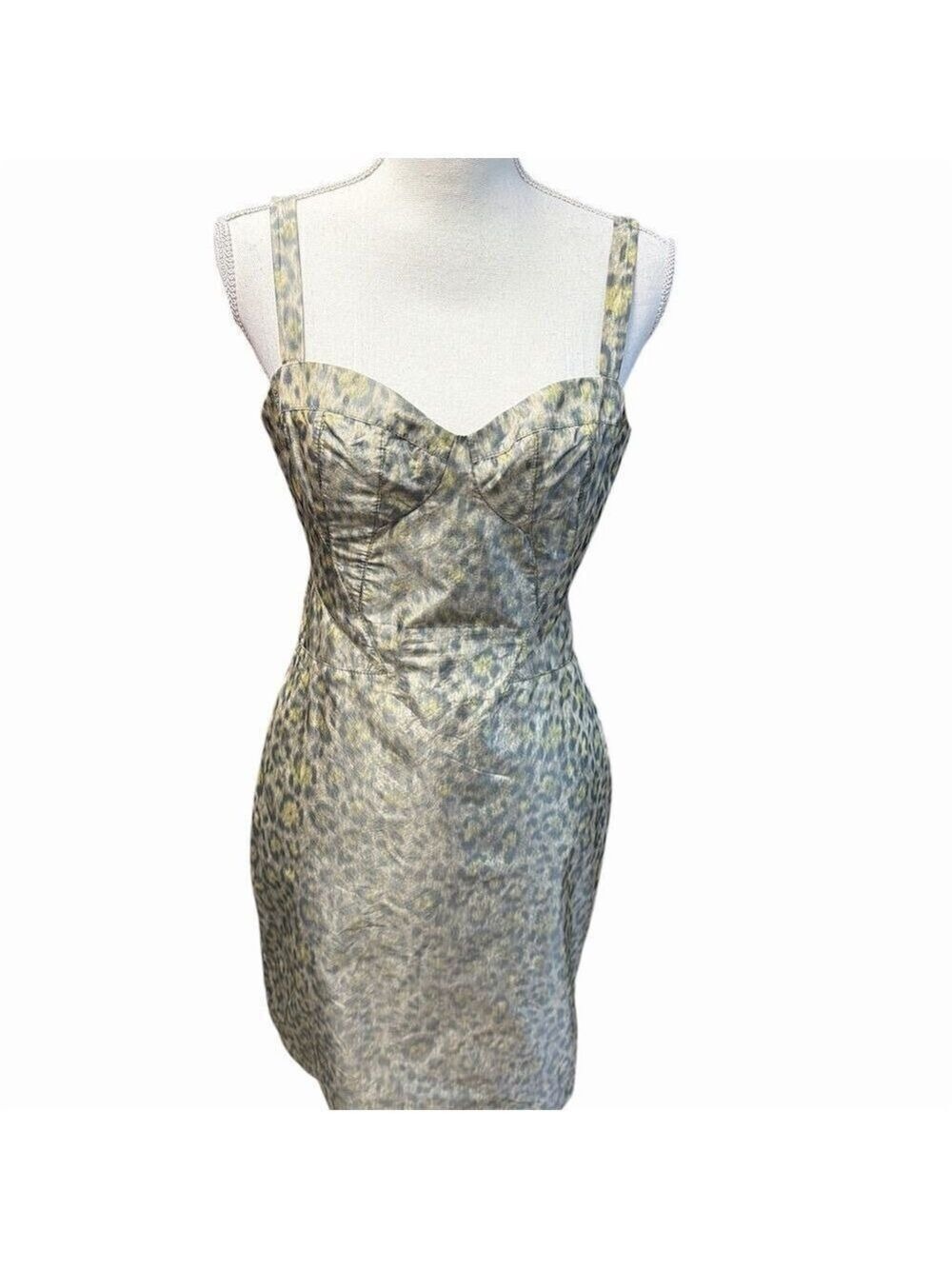 Z Spoke by Zac Posen Leopard Knee Length Cocktail Dress Size 6